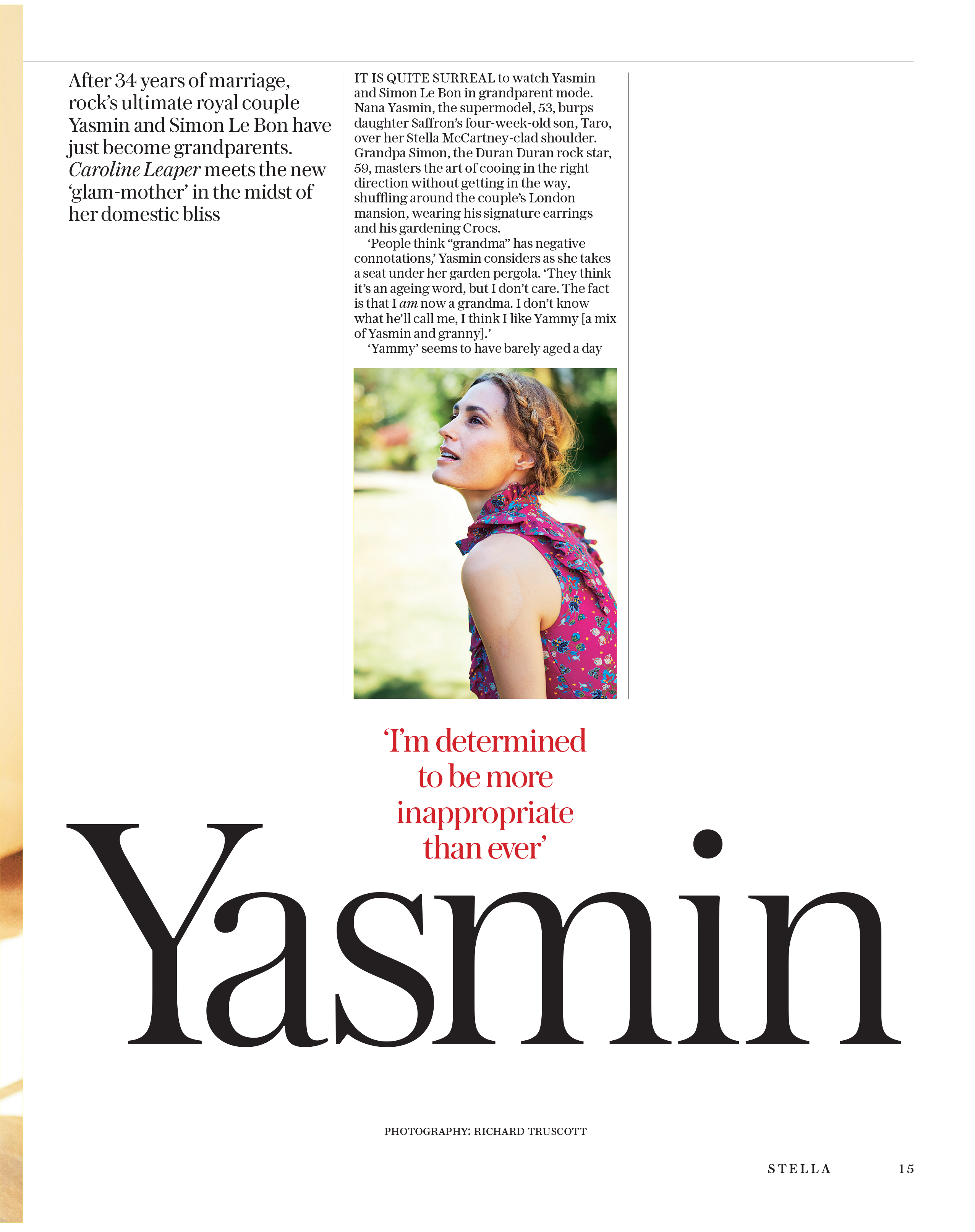 Yasmin Le Bon Sunday Telegraph Magazine_15-07-2018_Main_1st_p15